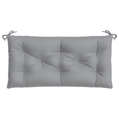 Cuscino per Panca Grigio 110x50x7 cm in Tessuto Oxford
