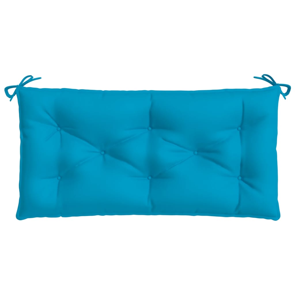 Cuscino per Panca Azzurro 110x50x7 cm in Tessuto Oxford
