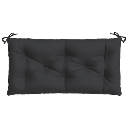 Cuscino per Panca Nero 110x50x7 cm in Tessuto Oxford