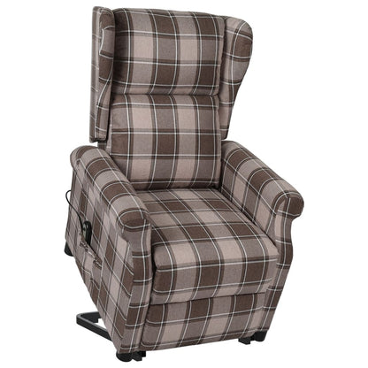Poltrona Alzapersona Beige in Tessuto