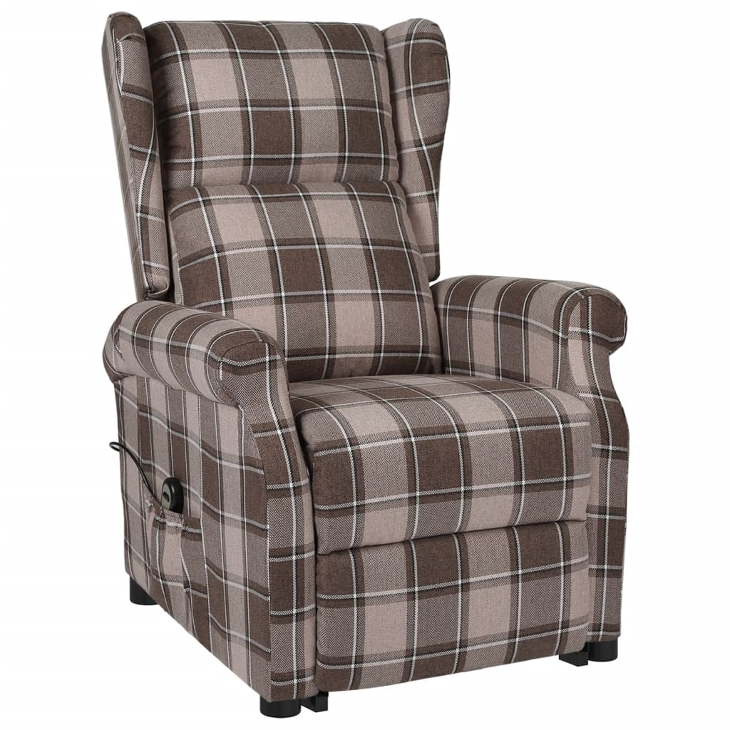 Poltrona Alzapersona Beige in Tessuto