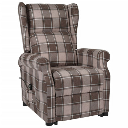 Poltrona Alzapersona Beige in Tessuto