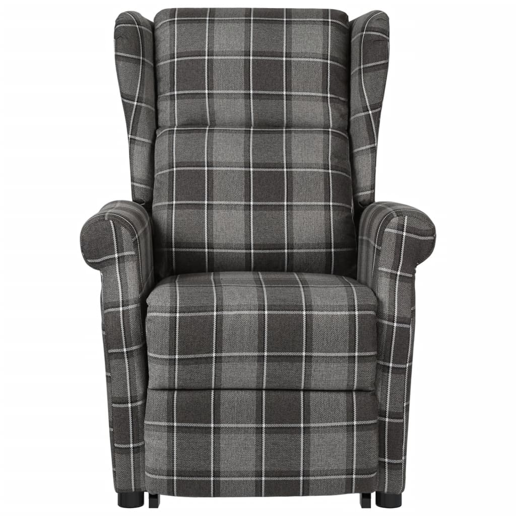 Poltrona Alzapersona Grigia in Tessuto