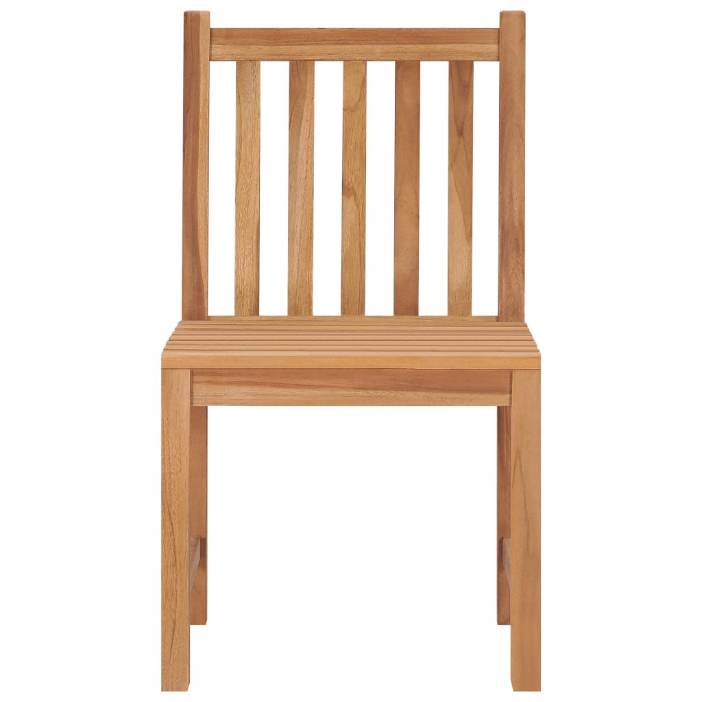 Sedie da Giardino 4 pz in Legno Massello di Teak