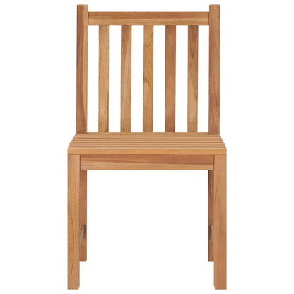 Sedie da Giardino 4 pz in Legno Massello di Teak