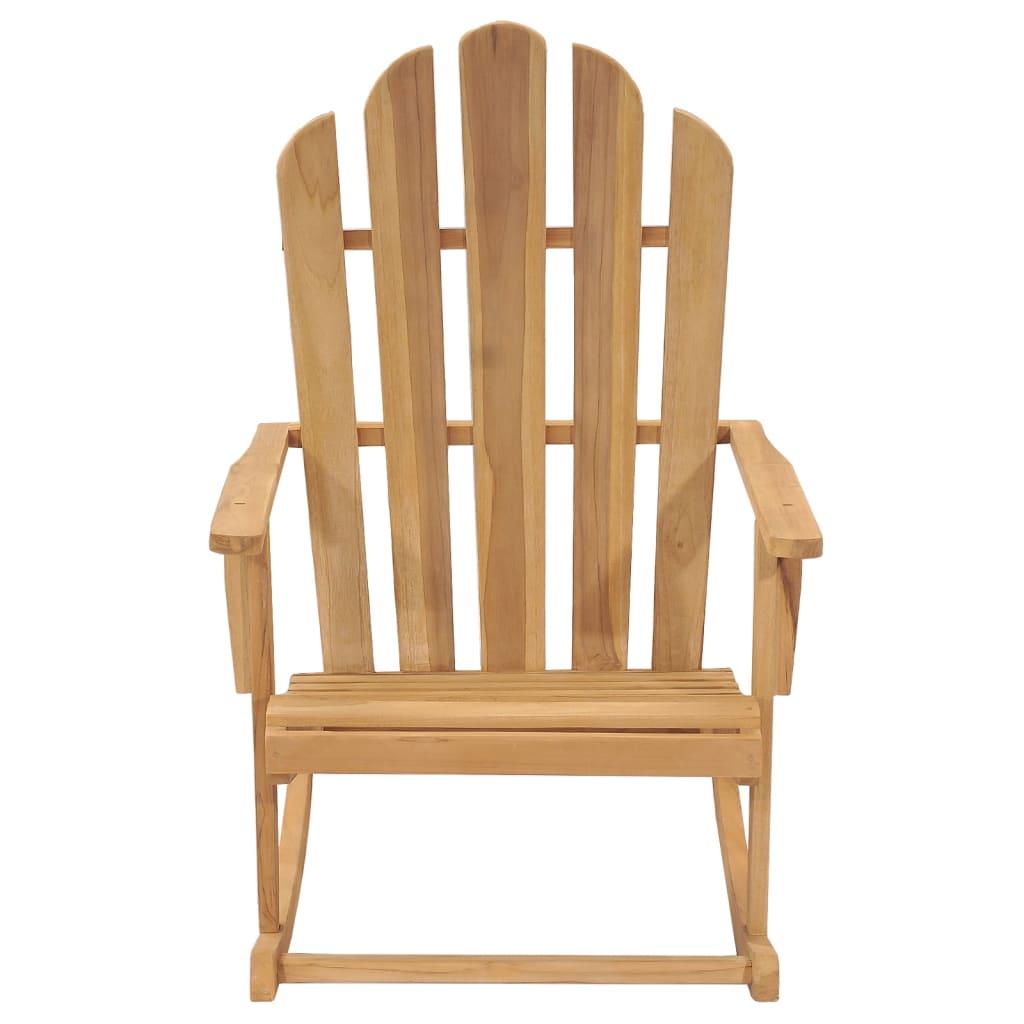 Sedie a Dondolo Adirondack 2 pz in Legno Massello di Teak