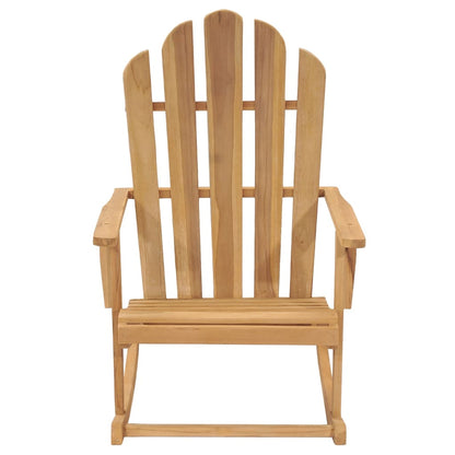 Sedie a Dondolo Adirondack 2 pz in Legno Massello di Teak