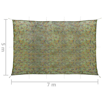 Rete Mimetica con Custodia 5x7 m Verde