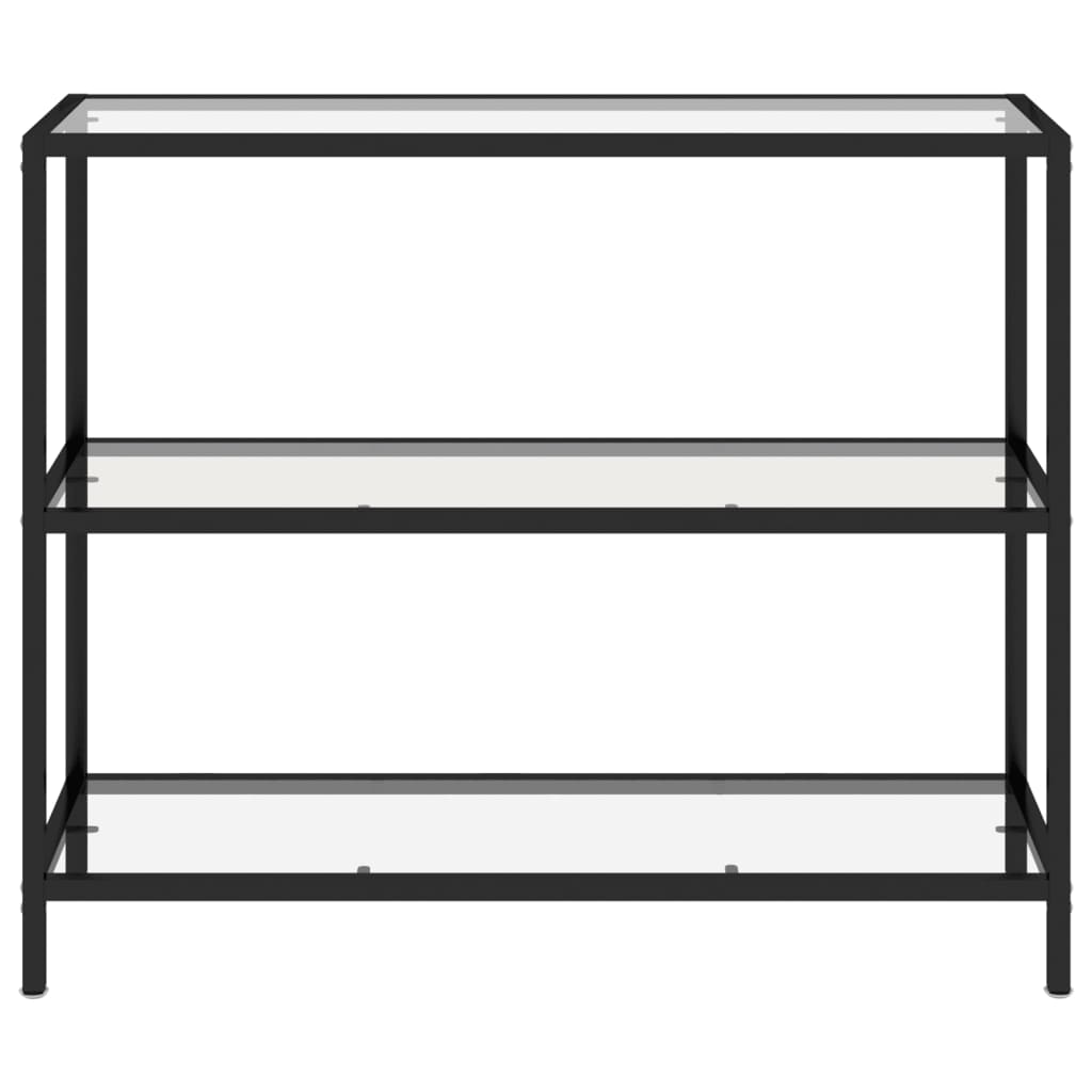 Scaffale Trasparente 100x36x90 cm in Vetro Temperato