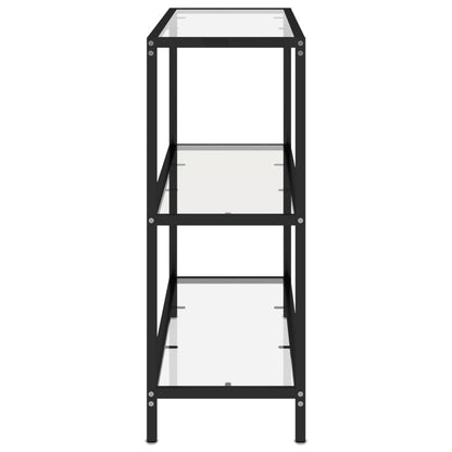 Scaffale Trasparente 100x36x90 cm in Vetro Temperato