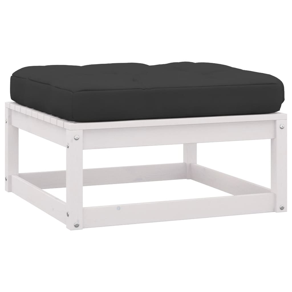 Set Divani da Giardino 5 pz con Cuscini Legno Massello di Pino