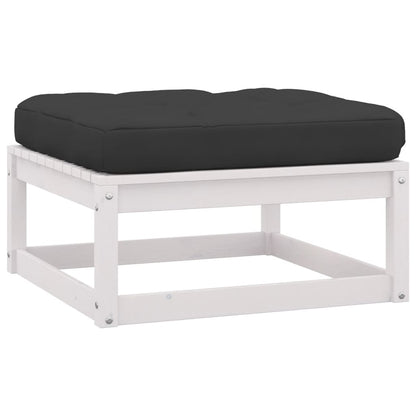 Set Divani da Giardino 5 pz con Cuscini Legno Massello di Pino