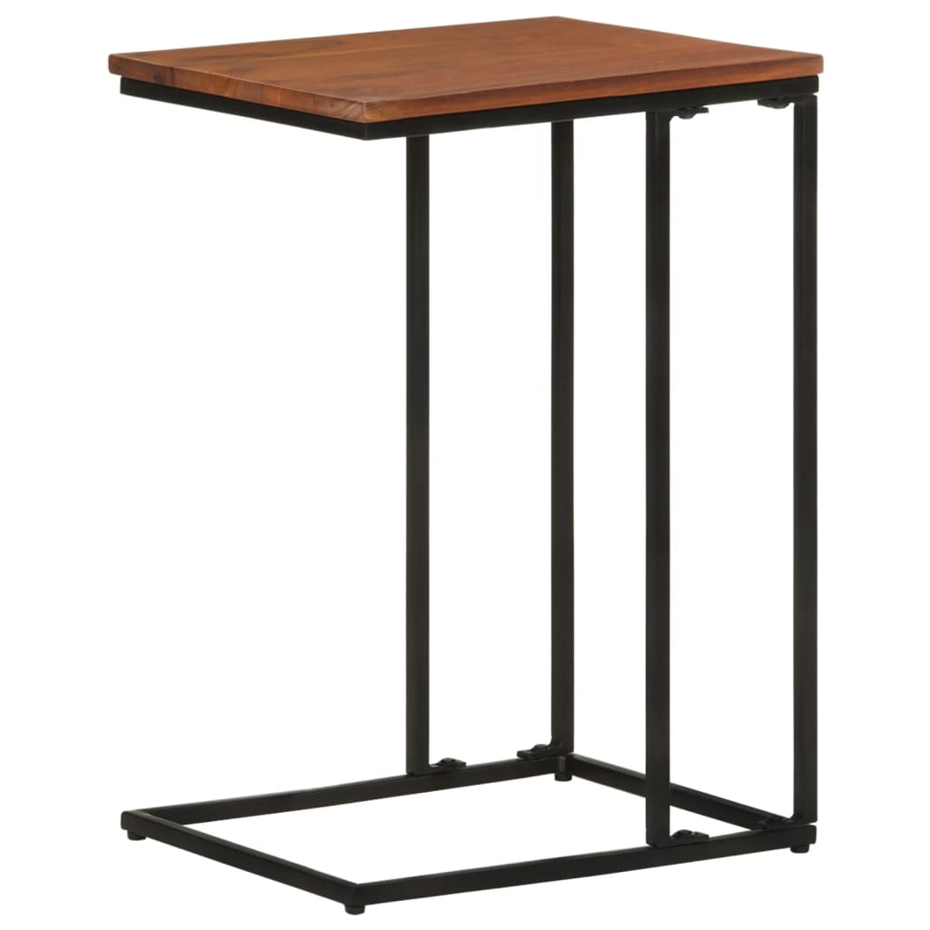 Tavolino 35x45x65 cm in Legno Massello di Acacia