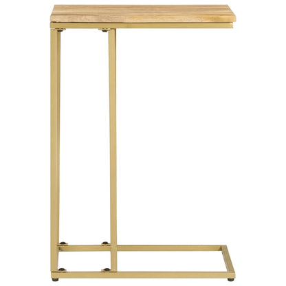 Tavolino di Servizio 35x45x65 cm in Legno Massello di Mango
