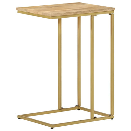 Tavolino di Servizio 35x45x65 cm in Legno Massello di Mango