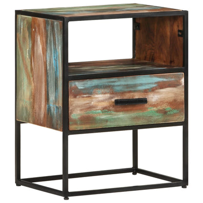 Comodino 40x30x50 cm in Legno Massello di Recupero