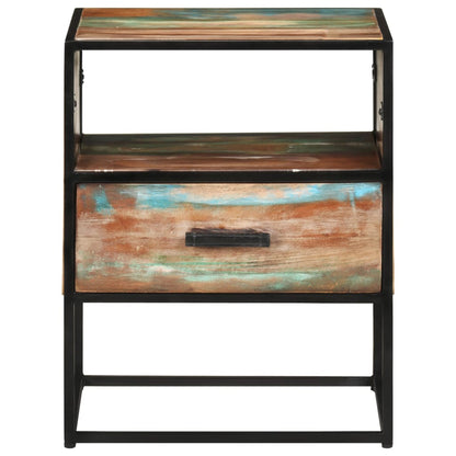 Comodino 40x30x50 cm in Legno Massello di Recupero
