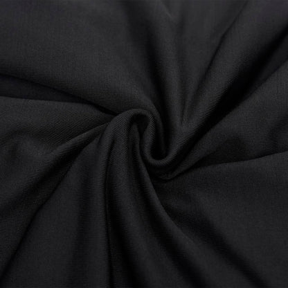 Fodera Elasticizzata per Divano 3 Posti Jersey Poliestere Nero