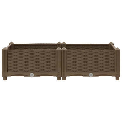 Fioriera Rialzata 80x40x23 cm in Polipropilene