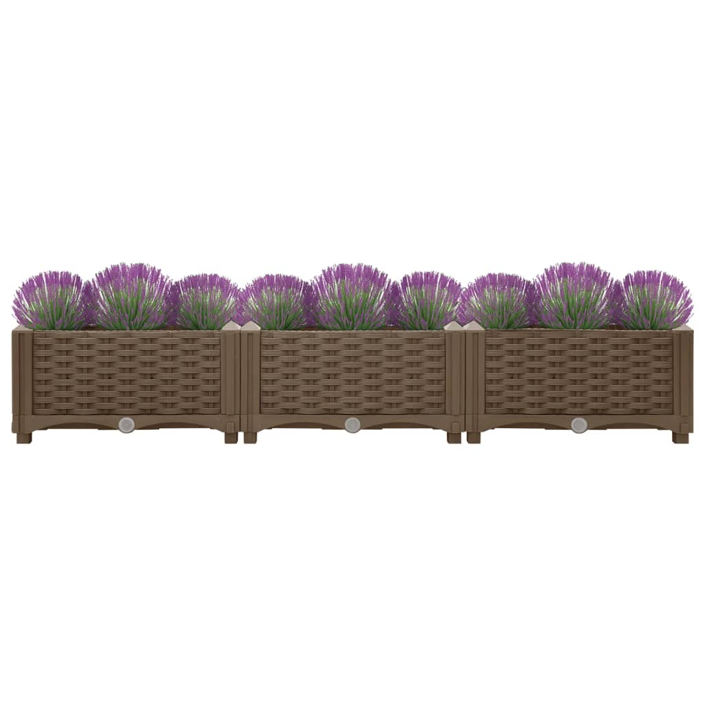 Fioriera Rialzata 120x40x23 cm in Polipropilene