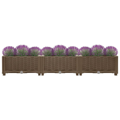 Fioriera Rialzata 120x40x23 cm in Polipropilene