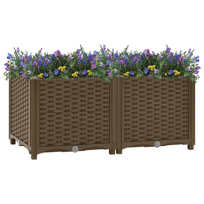 Fioriera Rialzata 80x40x38 cm in Polipropilene