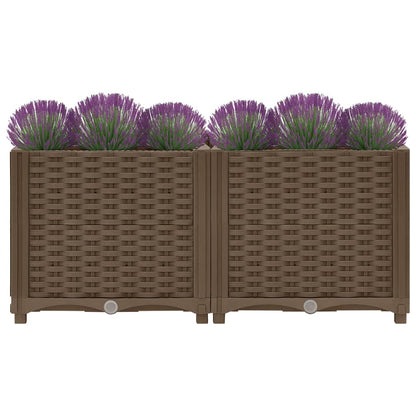 Fioriera Rialzata 80x40x38 cm in Polipropilene