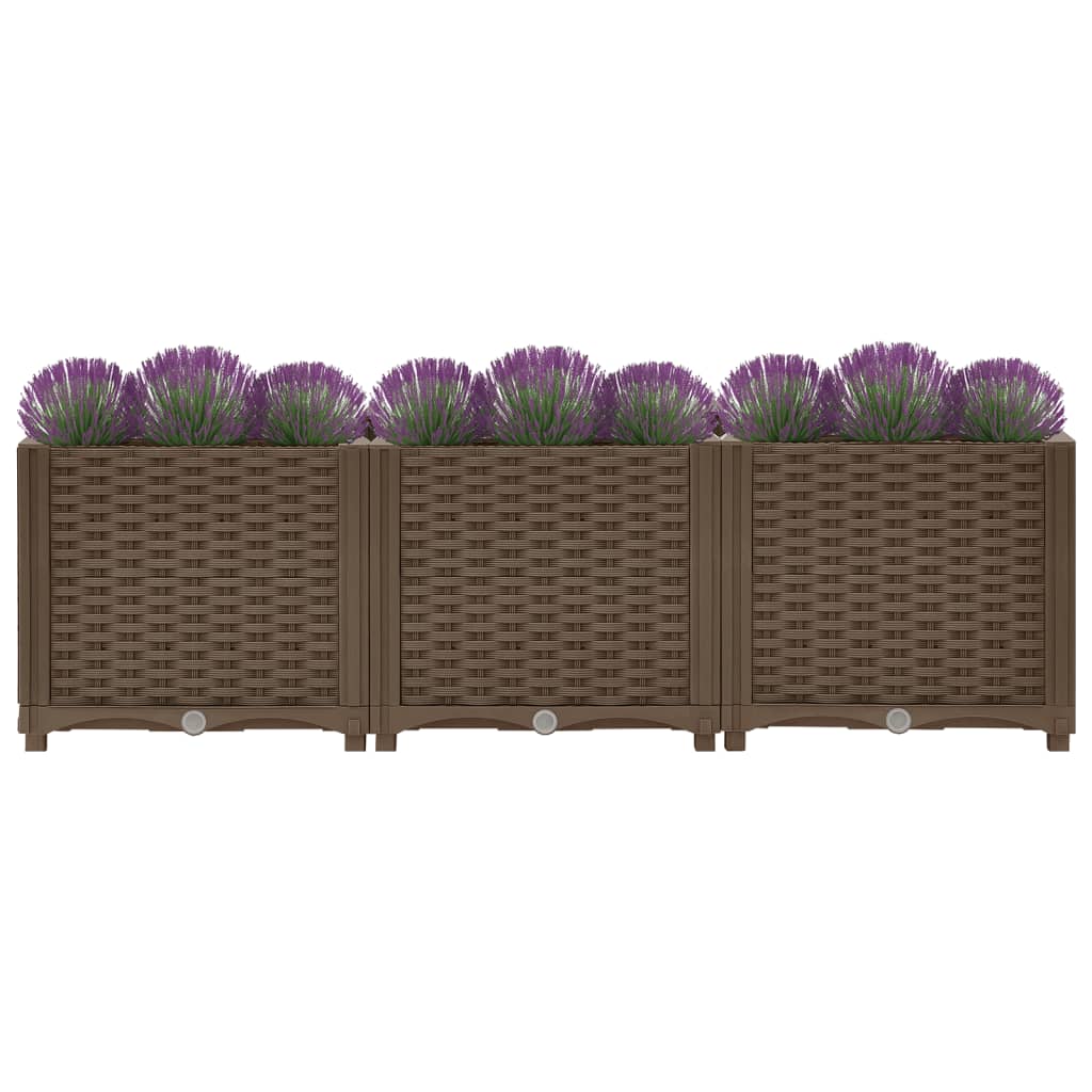 Fioriera Rialzata 120x40x38 cm in Polipropilene