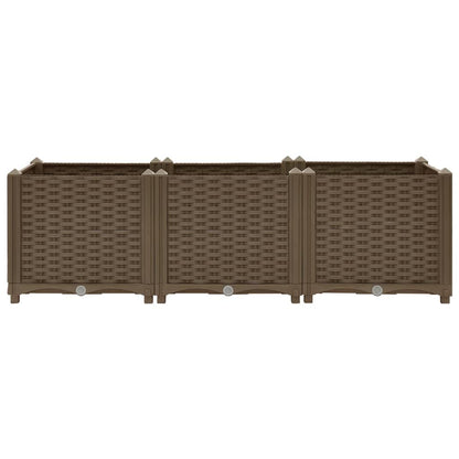 Fioriera Rialzata 120x40x38 cm in Polipropilene