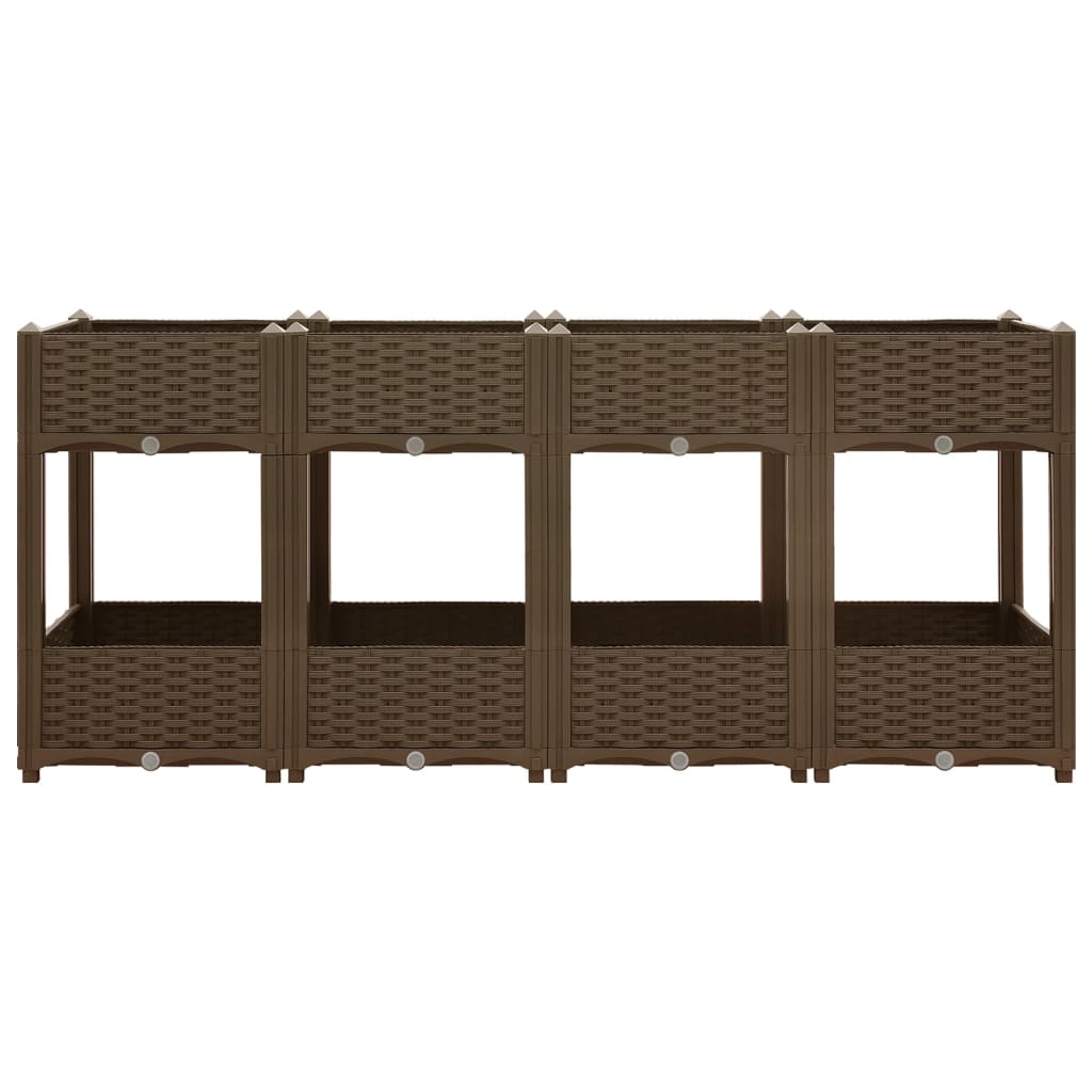 Fioriera Rialzata 160x40x71 cm in Polipropilene