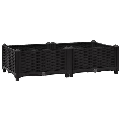 Fioriera Rialzata 80x40x23 cm in Polipropilene