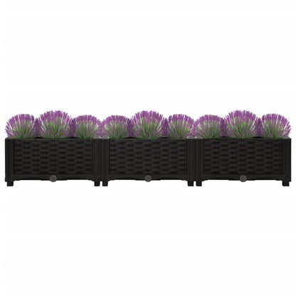 Fioriera Rialzata 120x40x23 cm in Polipropilene