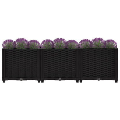 Fioriera Rialzata 120x40x38 cm in Polipropilene