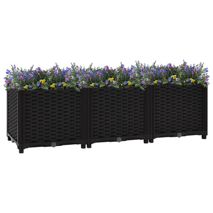 Fioriera Rialzata 120x40x38 cm in Polipropilene