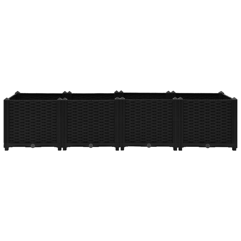 Fioriera Rialzata 160x40x38 cm in Polipropilene
