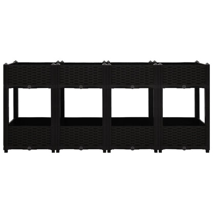Fioriera Rialzata 160x40x71 cm in Polipropilene