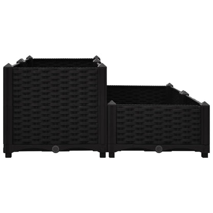 Fioriera Rialzata 80x80x38 cm in Polipropilene