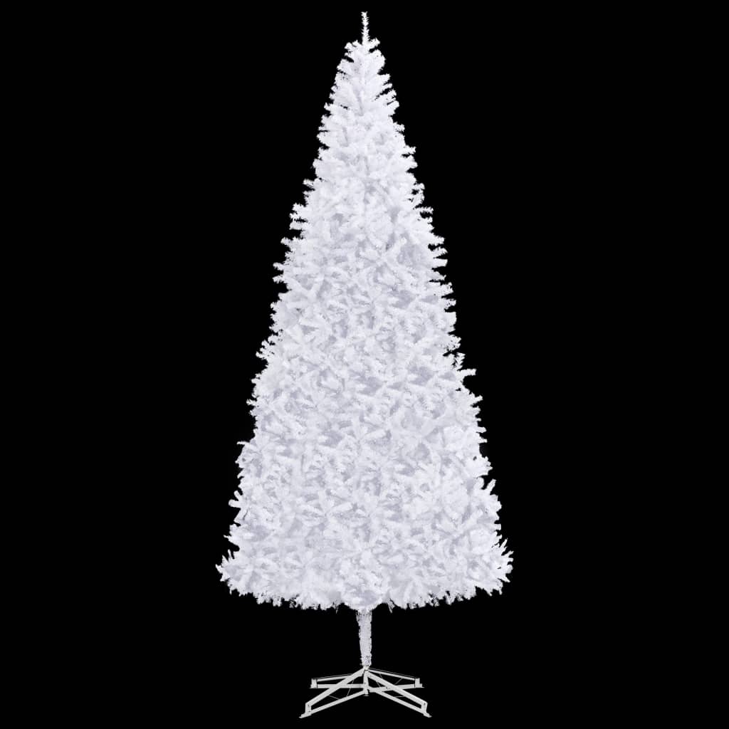 Albero di Natale Artificiale Preiluminato 500 cm Bianco