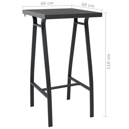 Set Bar da Giardino 5 pz Nero