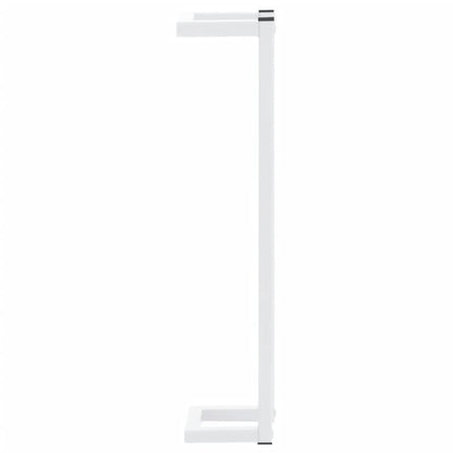 Portasciugamani Bianco 12,5x12,5x60 cm in Acciaio