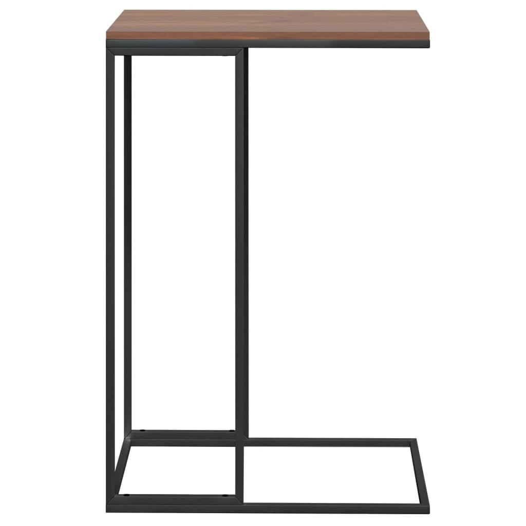 Tavolino da Salotto Nero 40x30x59 cm in Legno Multistrato