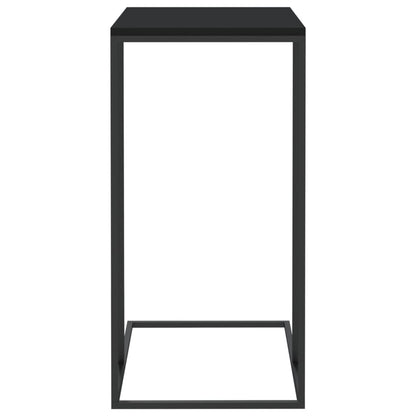 Tavolino da Salotto Nero 40x30x59 cm in Legno Multistrato