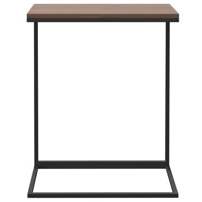 Tavolino da Salotto Nero 55x35x66 cm in Legno Multistrato