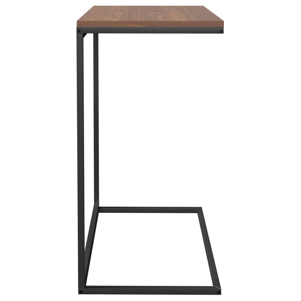 Tavolino da Salotto Nero 55x35x66 cm in Legno Multistrato