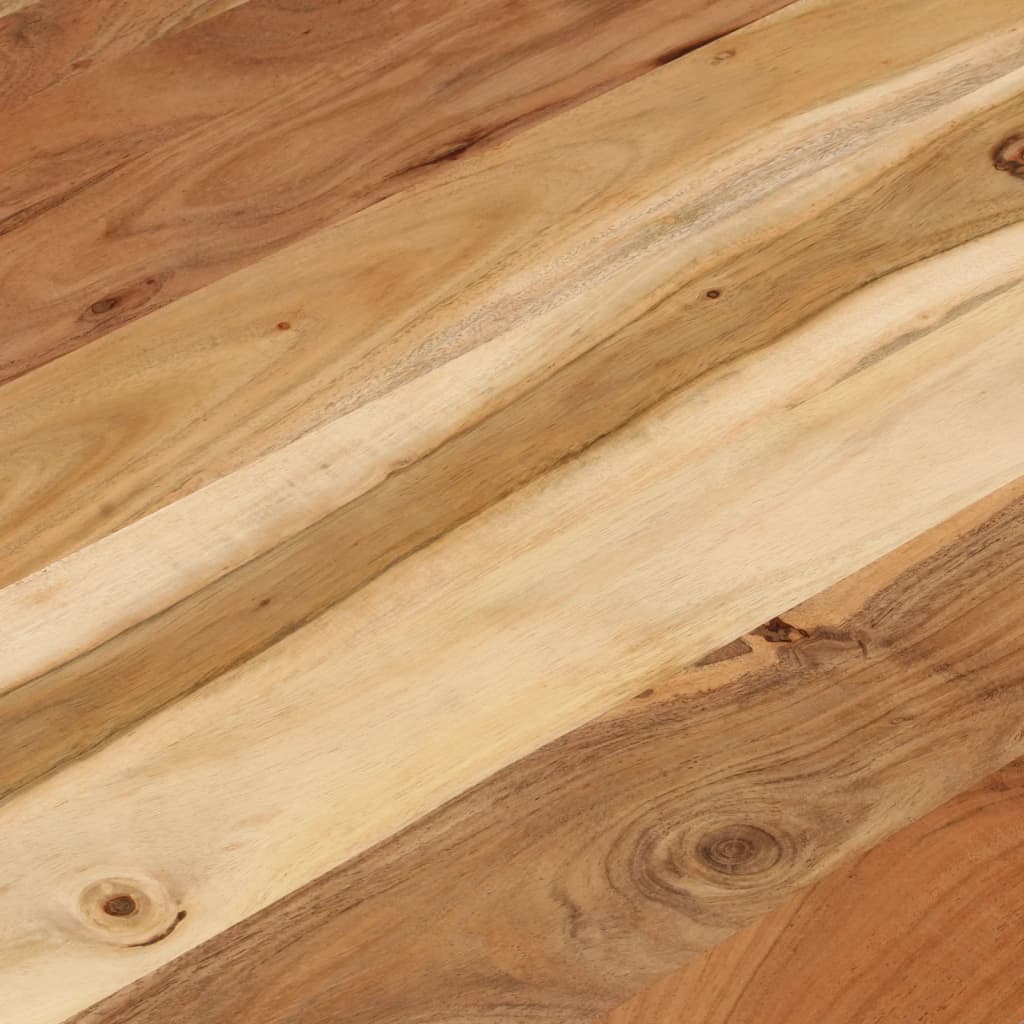 Tavolino da Salotto 68x68x35 cm in Legno Massello di Acacia