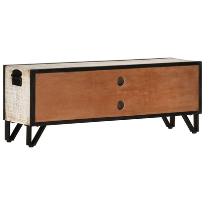 Mobile Porta TV 110x30x41 cm in Legno Massello di Acacia
