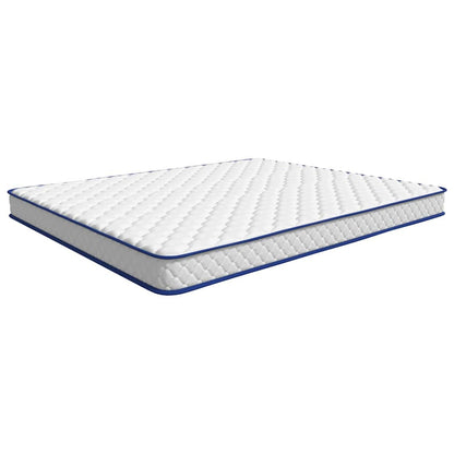 Materasso Bianco 200 x 180 x 17 cm Schiuma PU