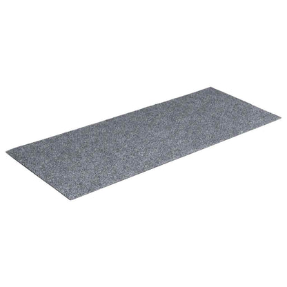 Tappetini per scale autoadesivi 15 pz 60x25 cm grigio chiaro rettangolari