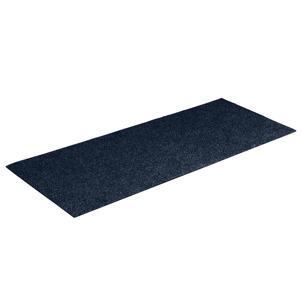 Tappetini per scale autoadesivi 15 pz 60x25 cm blu navy rettangolari