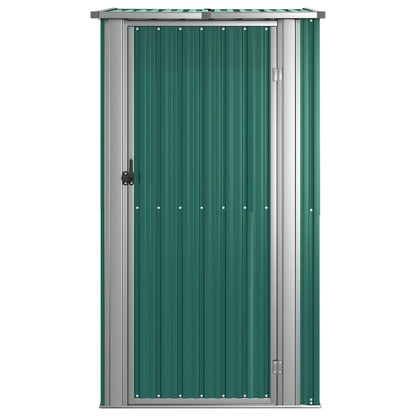 Capanno da Giardino Verde 118,5x97x209,5 cm in Acciaio Zincato